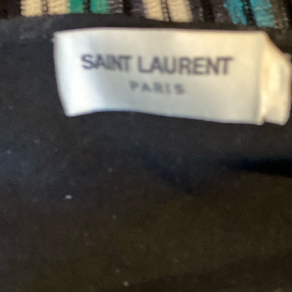 Saint Laurent Paris 🖤 Black One Shoulder Mini Dress - Picture 5 of 5